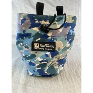 Blue Water The Climbing Company Drawstring Chalk Bag Rock Climbing Bouldering